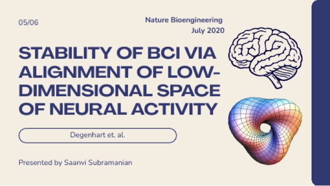 Stabilizing brain-computer interfaces via low-dimensional neural alignment