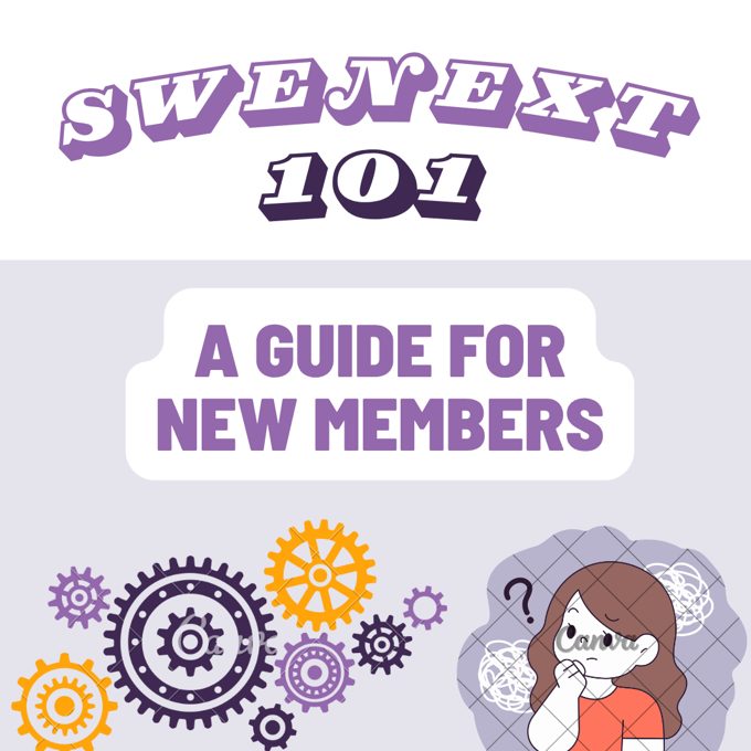 Bothell SWENext Instagram, a year of posts designed for the chapter feed